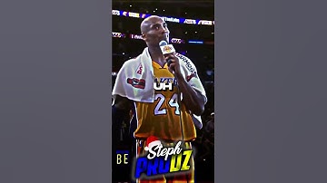 Kobe’s Mamba Out Speech 🐍 #shorts