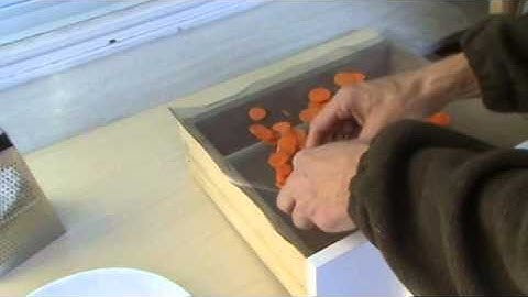 How to dehydrate carrots