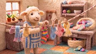 I Made A Tiny Sheep Do Laundry And Its Too Cute