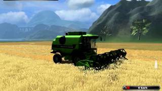 Landwirtschafts-Simulator 2011 (moissonne du blé).