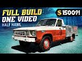 FULL BUILD. 1981 Ford Courier old U-Haul truck. WORK TRUCK CONVERSION!