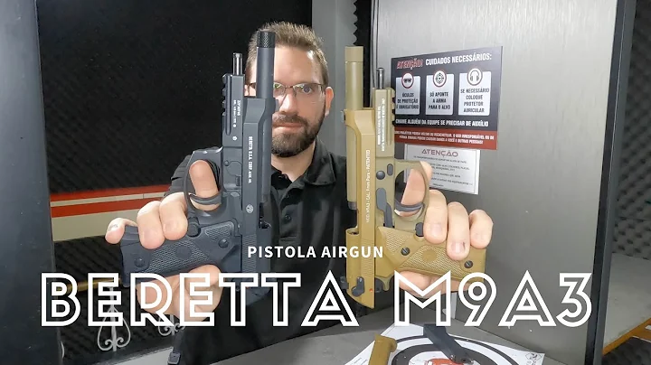 Pistolas Beretta M9A3 FDE e Black Umarex Airgun Co2 Blowback Full Metal