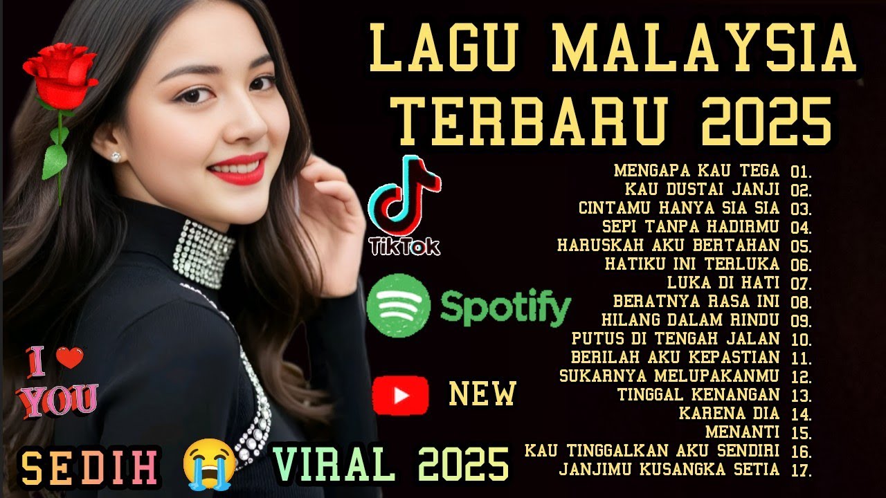 ALBUM MALAYSIA PALING SEDIH 😭 PATAH HATI 💔 SLOW ROCK TERBARU 2025 