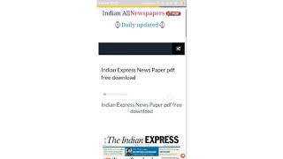 How to Download Newspaper pdf from indian all newspaper pdf 2019 app screenshot 4