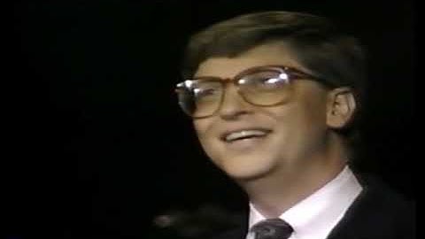 Bill Gates - Microsoft Key Note 1991