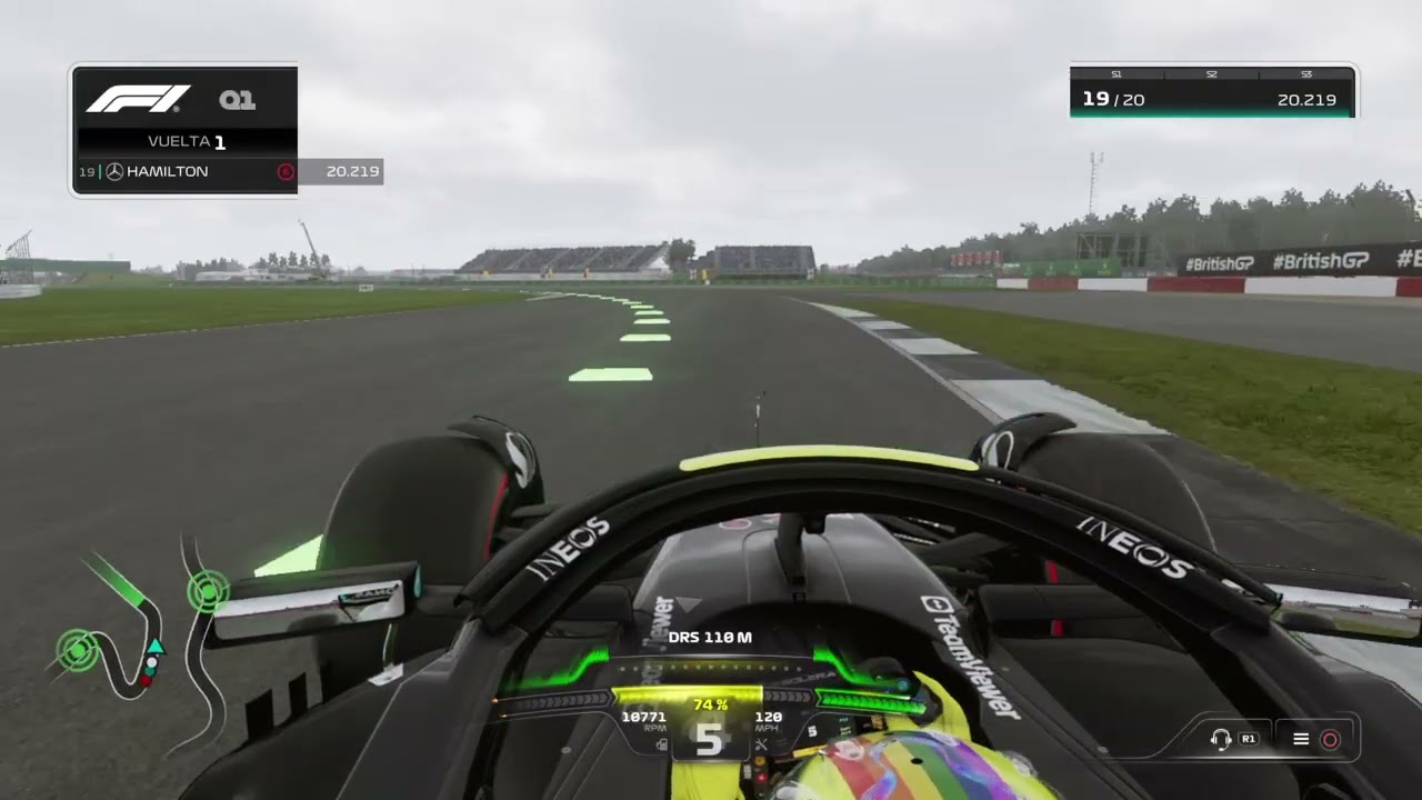 Hot lap en silverstone