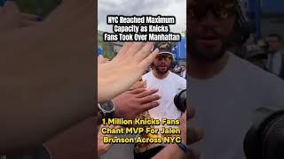 Momentum: New York Knicks Fans Erupt Into MVP Chants For Jalen Brunson In NYC #newyorkknicks #nyc