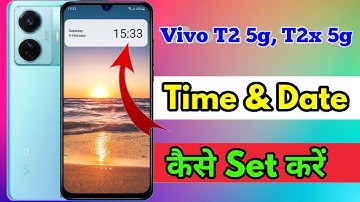 how to set date and time in vivo t2 5g, vivo t2 5g me date and time set kaise kare