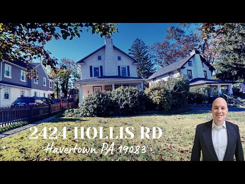 2424 Hollis Rd, Havertown, PA home video tour