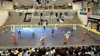 Cary Varsity Guard performing “Echoes of the Deep” at Winter Programs Preview at GLHS, 3/20/2026