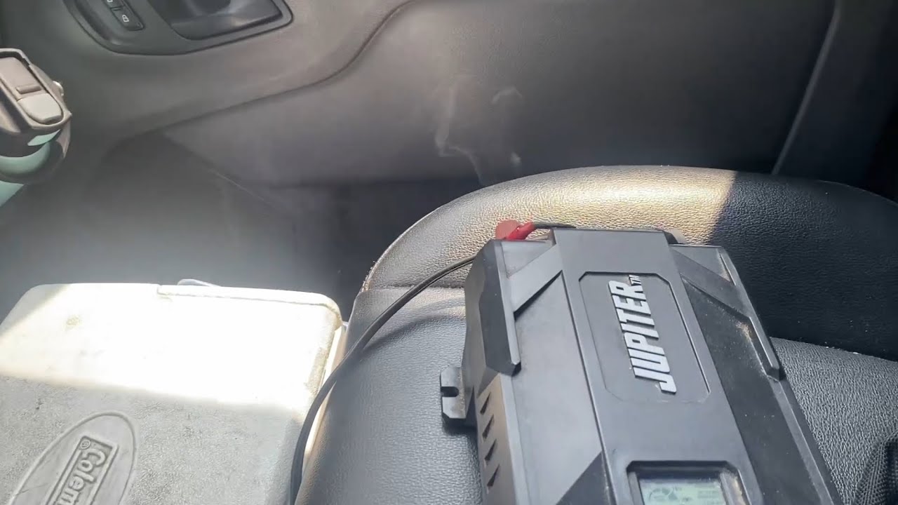 Power inverter smoking YouTube