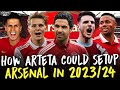 How Mikel Arteta Could Setup Arsenal Next Season | Starting XI, Formation, Transfers