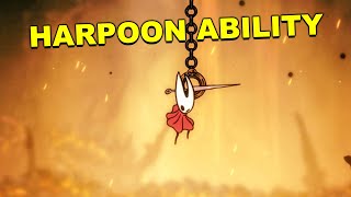 Hollow Knight Silksong - How To Get Harpoon Ability (Clawline Ancestral Art)
