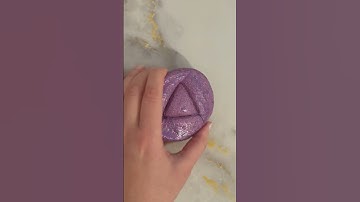 Purple Triangle Cloud Dough Dalgona Cookie #shorts #squidgame #dalgona