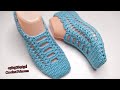 Crochet Slippers, for any size of women's dress, very easy for beginners.