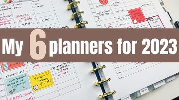 My 6 Planners for 2023 #vlogmas2022 #planmas