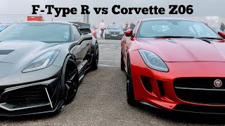 FType R vs. Corvette Z06  Circuit de BarcelonaCatalunya