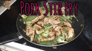 Homemade Pork Stir Fry