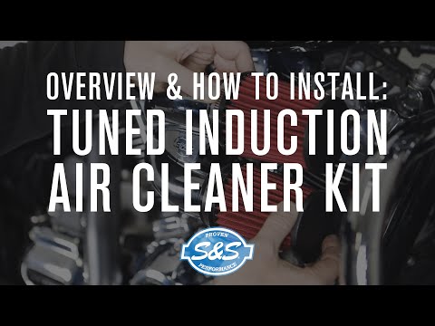 Video 1 di Kit de filtro de aire Tuned Induction - T/I 17+ M8 negro