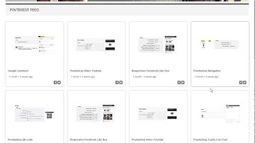 Prestashop module "Pinterest Feed"