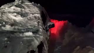 Snow Storm 25th December 2022 Bracebridge Ontario Canada