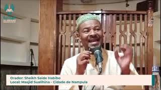 PALESTRA ESPECIAL | Orador: Sheikh Saide Habibo