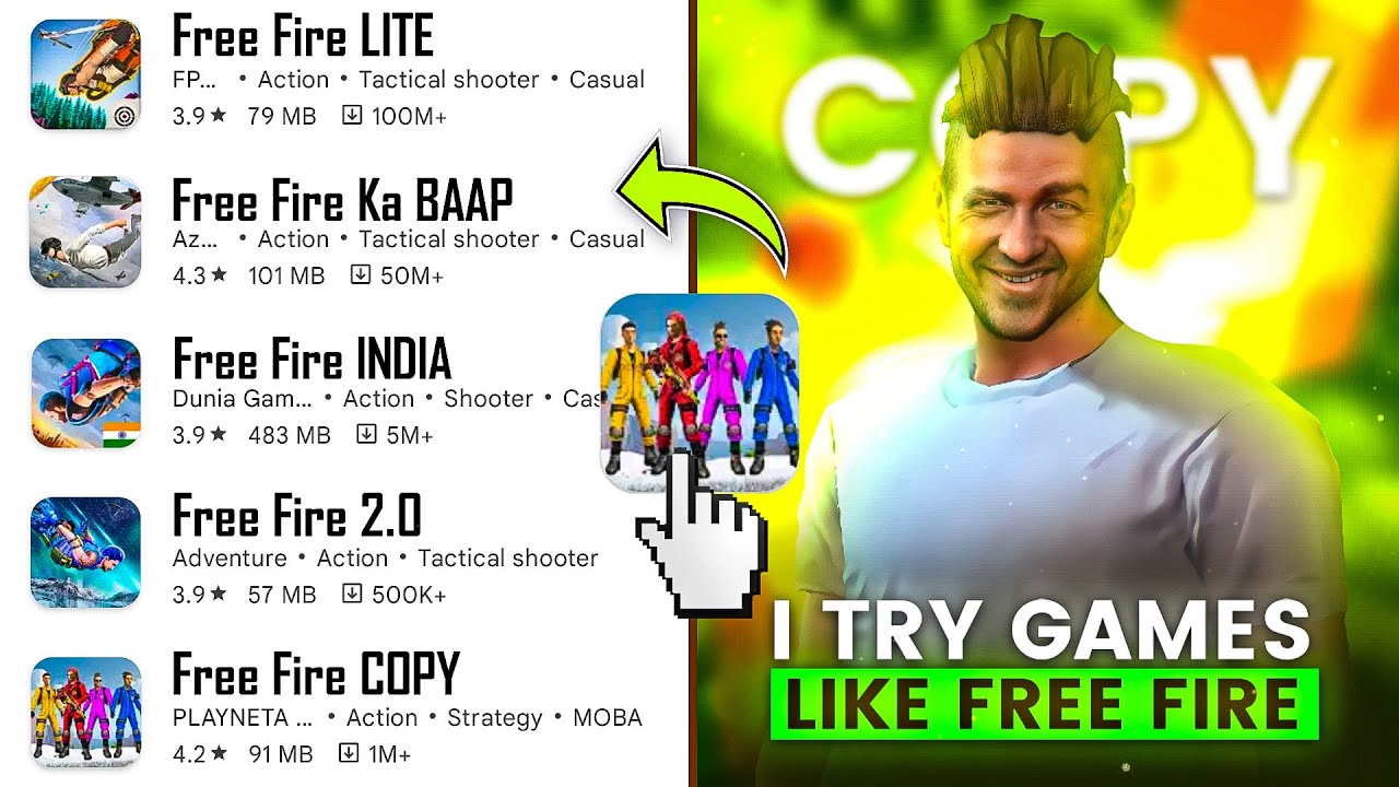 I Try Games Like Free Fire YouTube I Try Games Like Free Fire YouTube