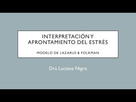 Percepción psicológica del Estrés: Modelo de Lazarus & Folkman