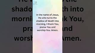 Prayer based on Amos 5:8
