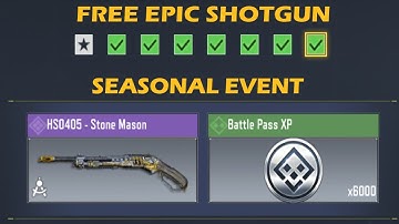 HOW TO GET EPIC HS0405 STONE MASON SMG SUPERMACY SEASONAL EVENT CALL OF DUTY MOBILE