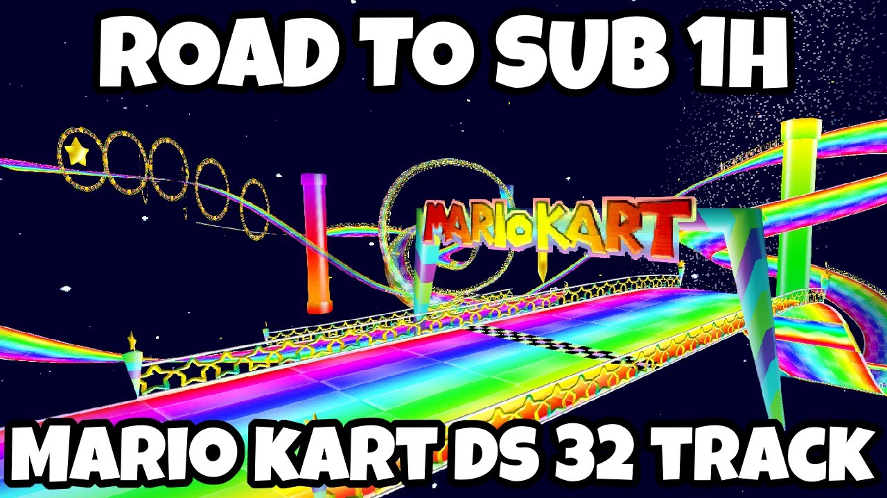 I can't complete this challenge | Mario Kart DS 32 Track | Road to Sub ...