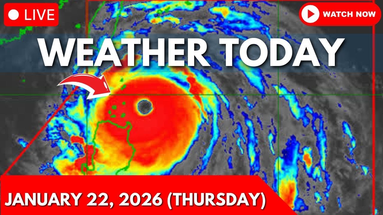 Weather Today Forecast January 22, 2026 (Thursday) | Bagyo Update Today | LPA Update Today