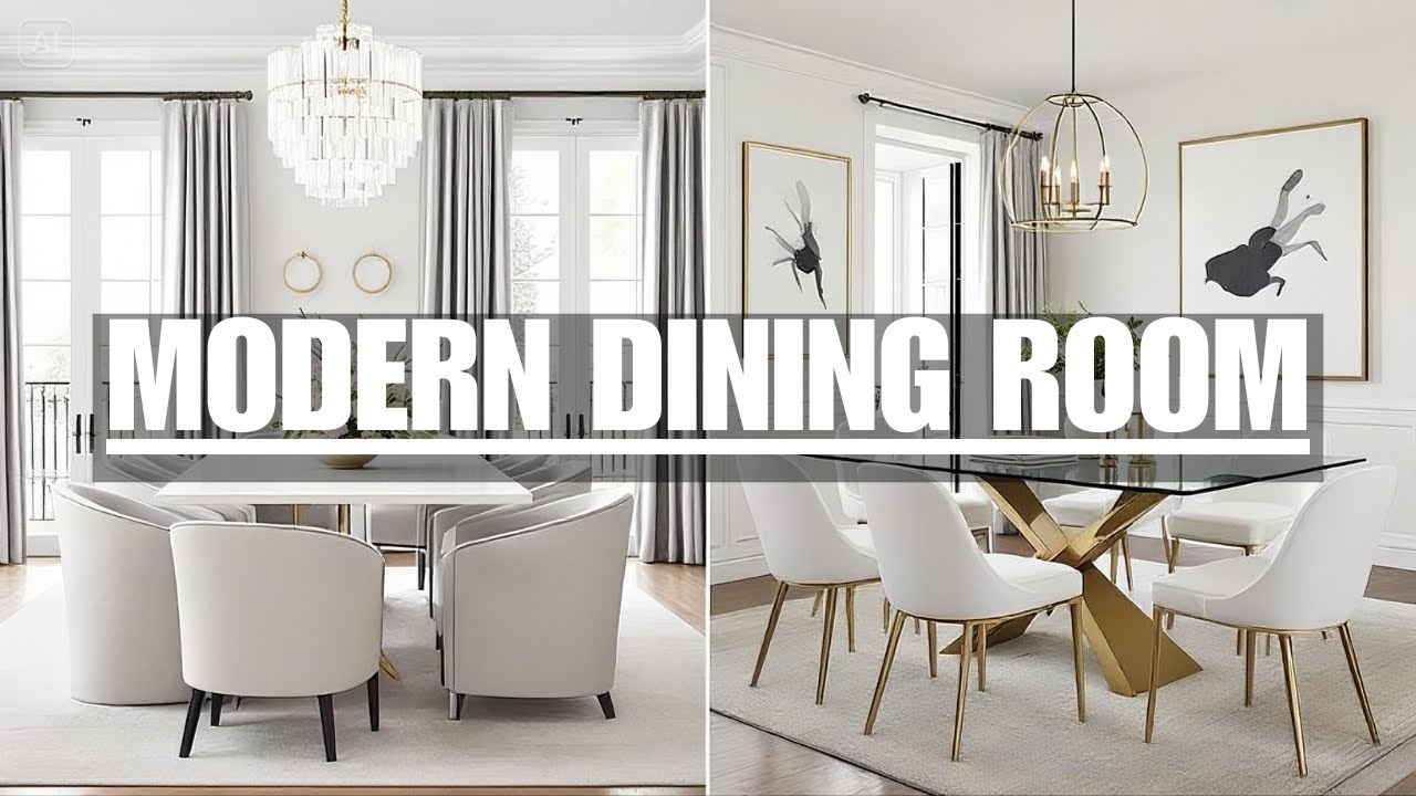 100 Stylish Modern Dining Room Design Ideas 2025 | New Wooden Dining Tables & Home