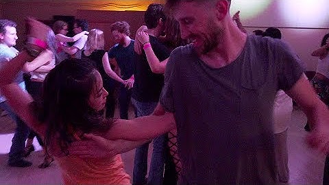 Swouk social dancing 2018 Nov (West Coast Swing and Zouk fusion)