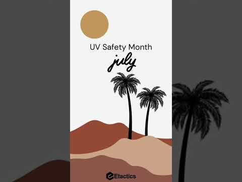 July is UV Safety month! #july #uv #light #sunshine #safety #safetymonth #uvsafe