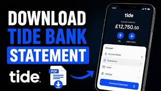 How to Download Tide Bank Statement | Tide Bank Statement PDF | Tide App Bank Statement