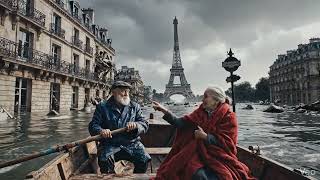 What if Paris was flooded? Ai Apocalypse Cinematice 💧🌊#fyp #shorts