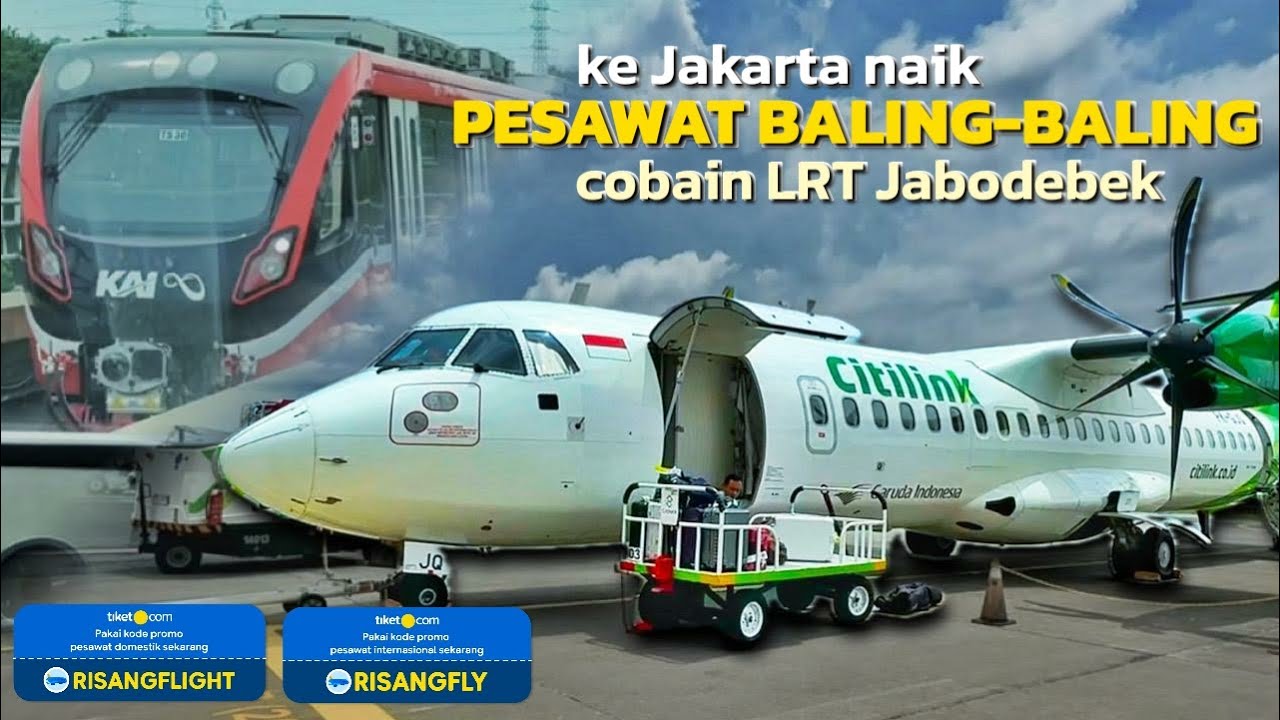 KONDISI TERKINI BANDARA ADI SUTJIPTO | Naik Citilink Baling-Baling demi Mencoba LRT Jabodebek
