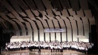 ALL COUNTY MUSIC FESTIVAL 2017 DIVISION II CHORUS  THE DUEL  THE GINGHAM DOG AND THE CALICO CAT