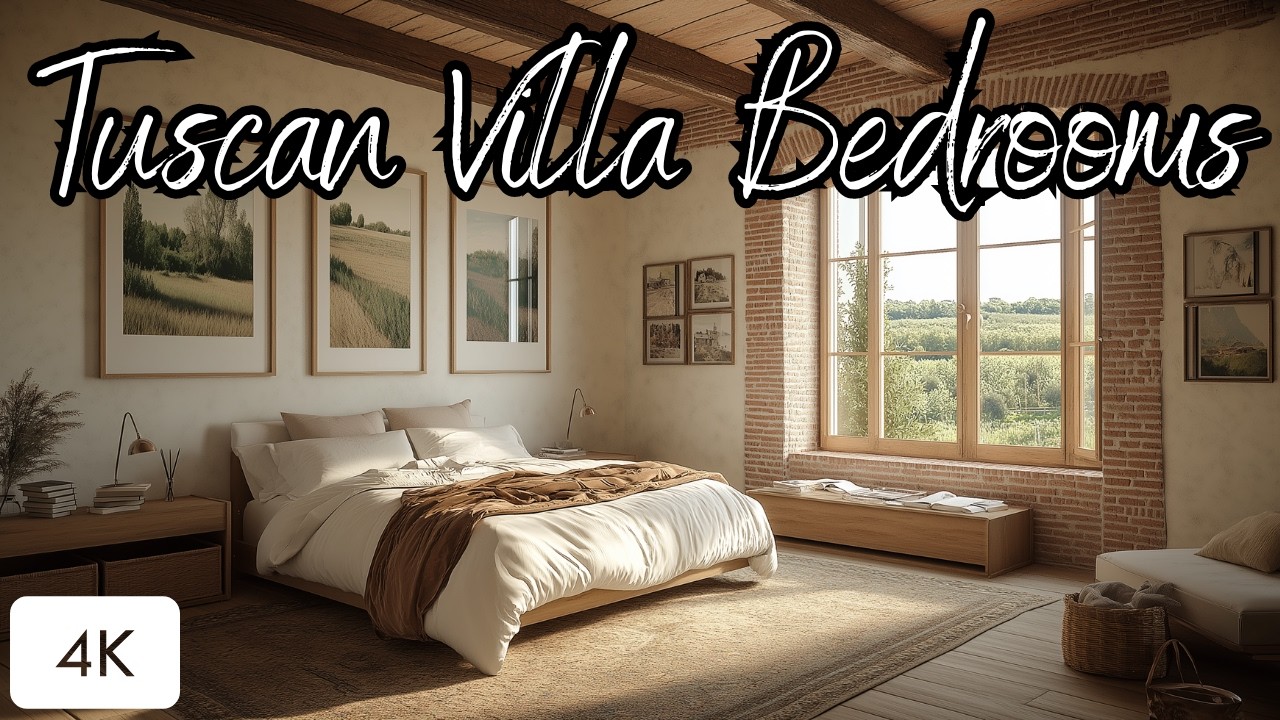 Tuscan Master Bedroom Design Ideas
