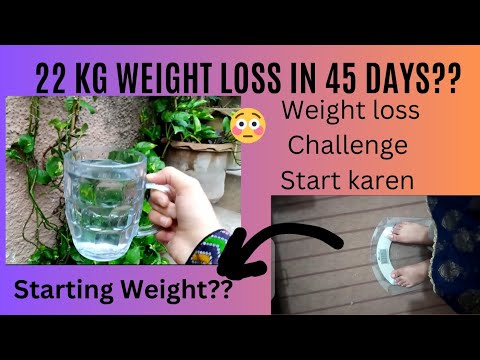 22 kg Weight loss in 45 days? |Weight loss Challenge | #weightloss # ...