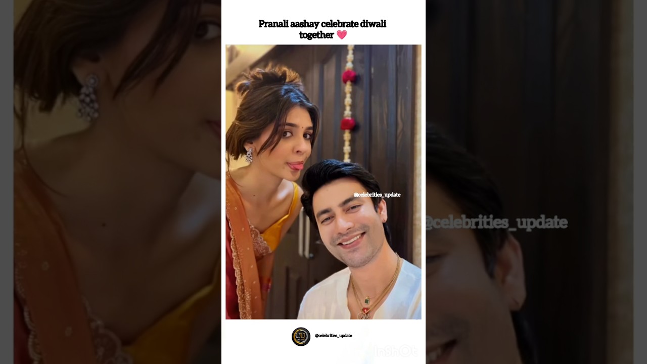 Pranali celebrate diwali with aashay ❤️🧿 