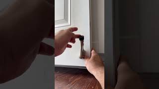 Adjustable After Instal Satin Nickel One-Touch Door Stopper S.amazondpb01Brexvda