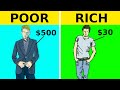 11 BIGGEST Differences Between Rich And Poor People!