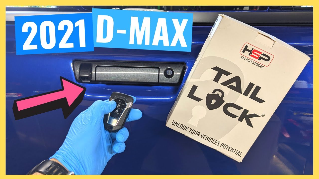 Tailgate Exterior Door Handle Latch Lock For Isuzu D-Max Dmax V-Cross 2012  2021