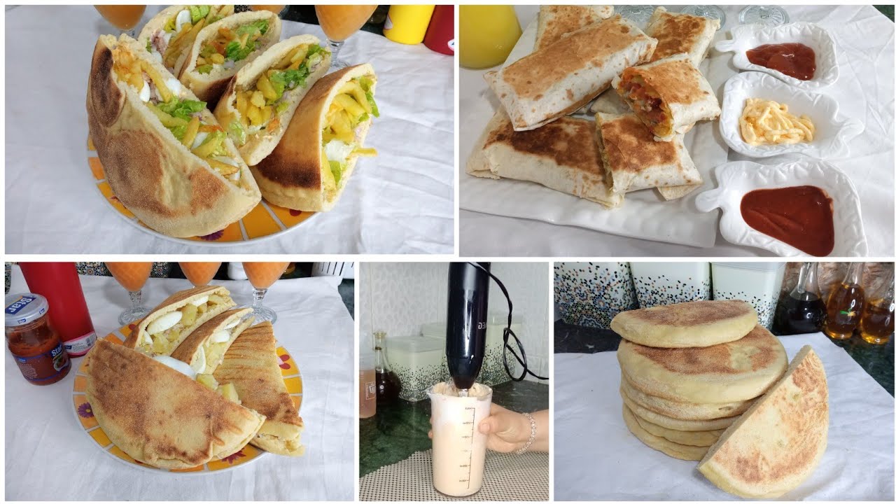 ألذ وأسرع سندويشات بحشوة بسيطة🌮🌭 وجبات المدراسية روعه كيحبوها صغار 👫