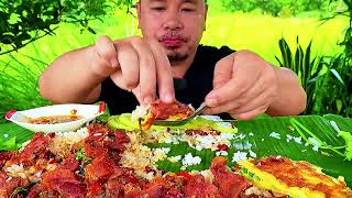 Mukbang Ăn Sạch Mâm Cá Đuối Hầm &amp; Trứng Chiên Khổng Lồ – Không Chừa Một Miếng Nào!