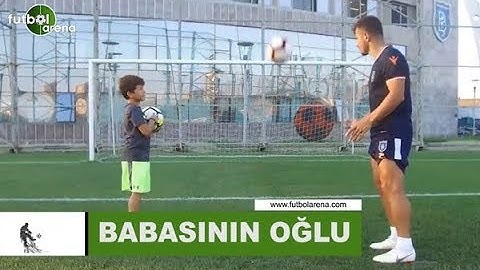 Emre Belözoğlu'nun oğlu yeteneklerini sergiledi