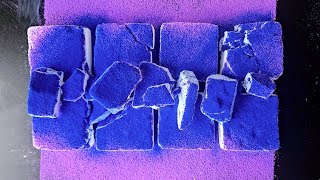 Easy Grip Gym Chalk with Blue and Purple Toppings | ASMR | Oddly Satisfying