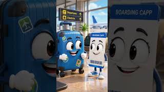 🧳 Suitcase vs 🎫 Ticket 😂 | Funny Talking Objects #shorts